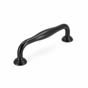 Svart kökshandtag i metall för köksluckor
